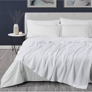 NEW Waffle Bed Blanket, 50% Viscose Derived from Bamboo and 50% Cotton Blend